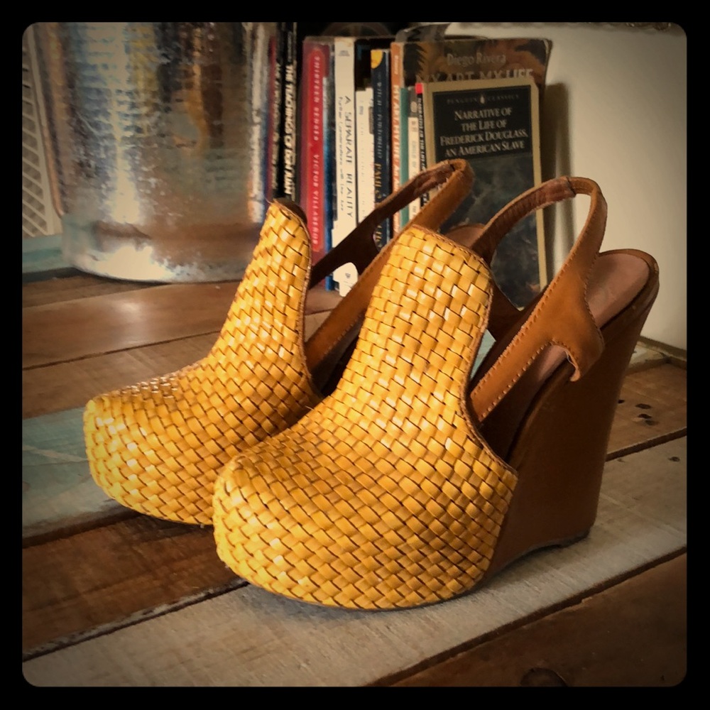 Jeffery Campbell Havana Last platform wedge W6